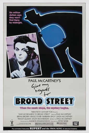 Movie poster for Give My Regards to Broad Street