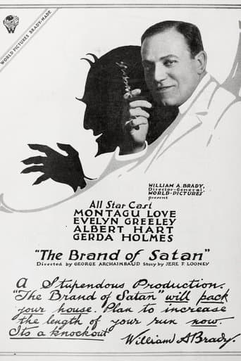 Movie poster for The Brand of Satan