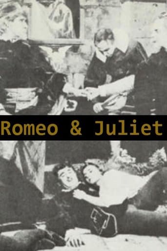 Movie poster for Romeo and Juliet, A Romantic Story of the Ancient Feud Between the Italian Houses of Montague and Capulet