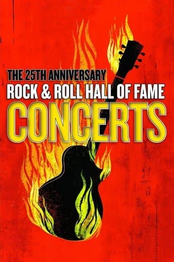 Movie poster for The 25th Anniversary Rock and Roll Hall of Fame Concerts