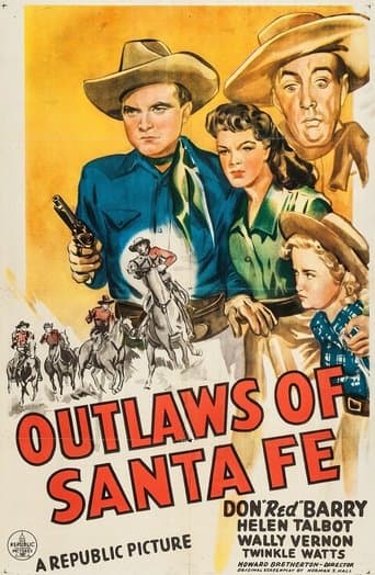 Movie poster for Outlaws of Santa Fe