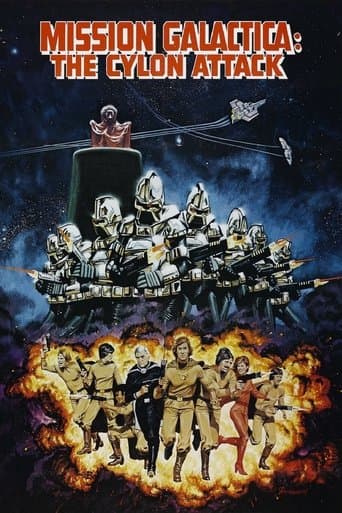 Movie poster for Mission Galactica: The Cylon Attack