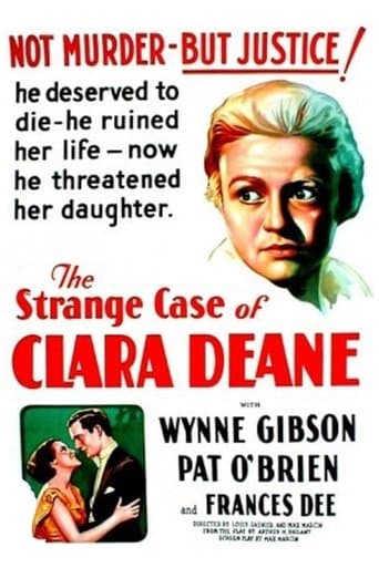 Movie poster for The Strange Case of Clara Deane