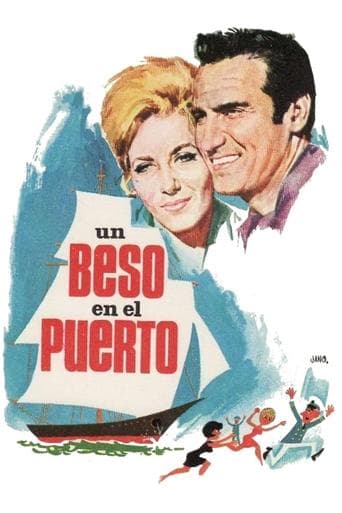 Movie poster for Un beso en el puerto