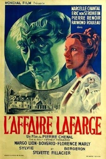 Movie poster for The Lafarge Case
