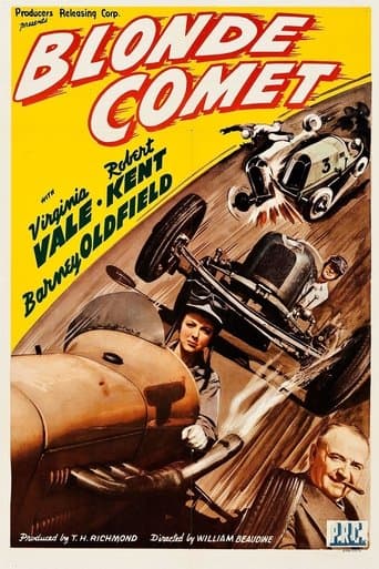 Movie poster for Blonde Comet