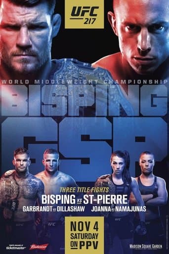 Movie poster for UFC 217: Bisping vs. St-Pierre