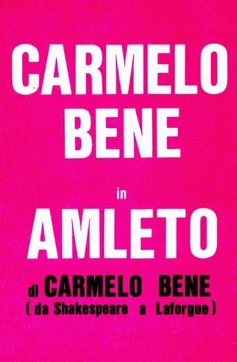 Movie poster for Amleto di Carmelo Bene (da Shakespeare a Laforgue)
