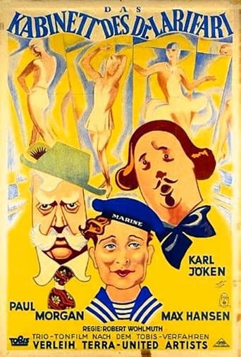 Movie poster for The Cabinet of Dr. Larifari