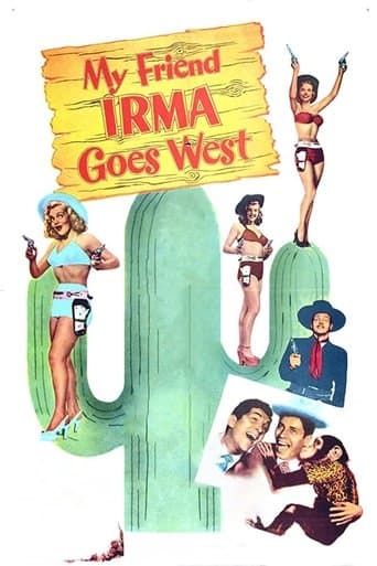 Movie poster for My Friend Irma Goes West