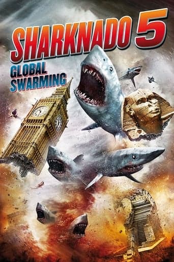 Movie poster for Sharknado 5: Global Swarming