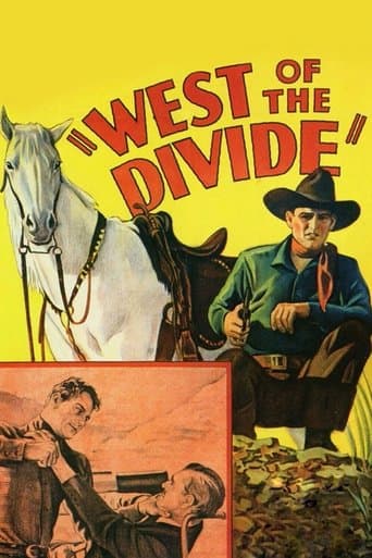 Movie poster for West of the Divide