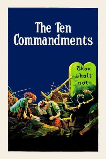 Movie poster for The Ten Commandments