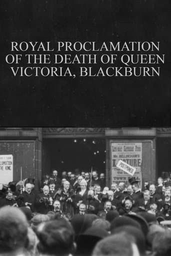 Movie poster for Royal Proclamation of the Death of Queen Victoria, Blackburn
