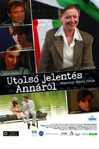 Movie poster for Last Report on Anna