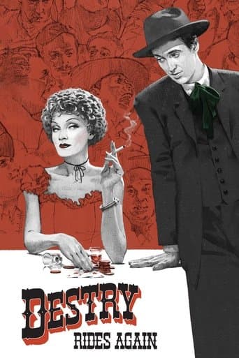 Movie poster for Destry Rides Again