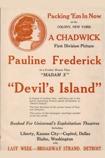Movie poster for Devil's Island