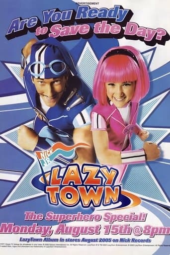 Movie poster for LazyTown’s New Superhero