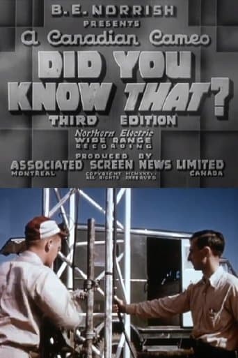 Movie poster for Did You Know That? Third Edition