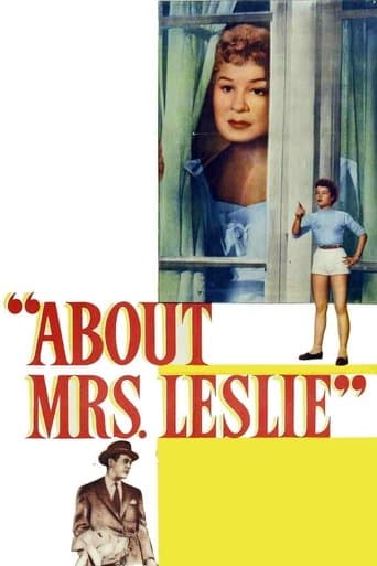 Movie poster for About Mrs. Leslie
