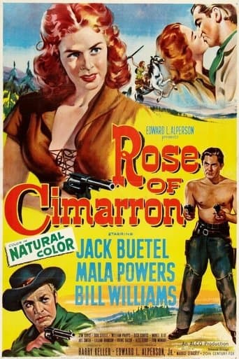 Movie poster for Rose of Cimarron