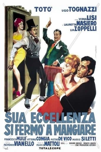 Movie poster for Sua Eccellenza si fermò a mangiare