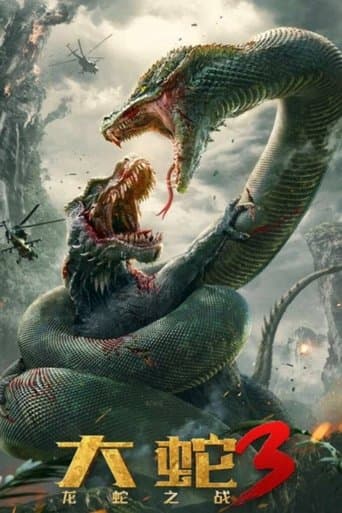 Movie poster for Snake 3: Dinosaur vs. Python