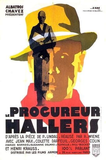 Movie poster for The Prosecutor Hallers