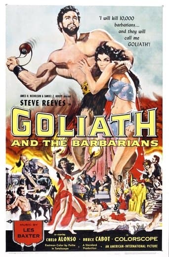 Movie poster for Goliath and the Barbarians