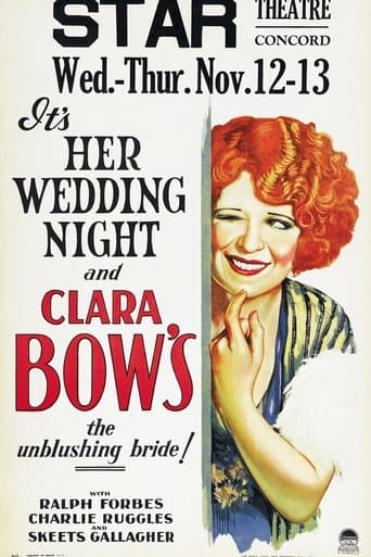 Movie poster for Her Wedding Night