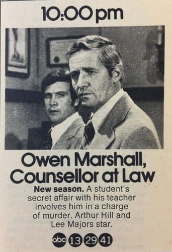 Movie poster for Owen Marshall: Counselor at Law