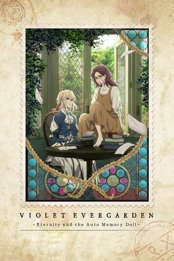 Movie poster for Violet Evergarden: Eternity and the Auto Memory Doll