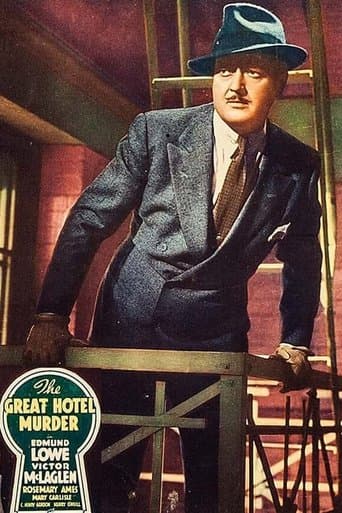 Movie poster for The Great Hotel Murder