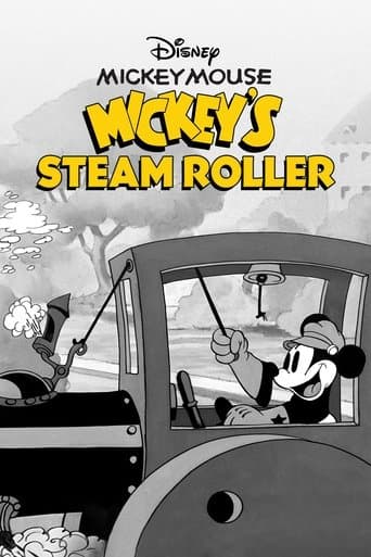 Movie poster for Mickey's Steam Roller
