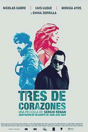 Movie poster for Tres de corazones
