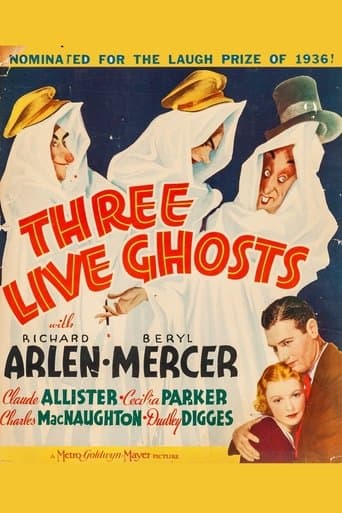 Movie poster for Three Live Ghosts
