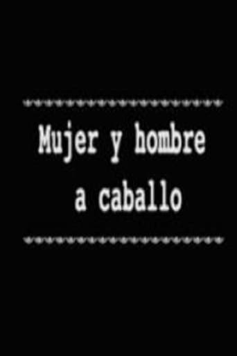 Movie poster for Mujer y hombre a caballo