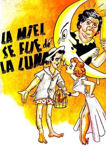 Movie poster for La miel se fue de la luna