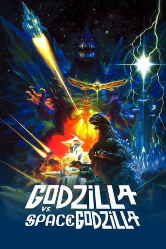 Movie poster for Godzilla vs. SpaceGodzilla