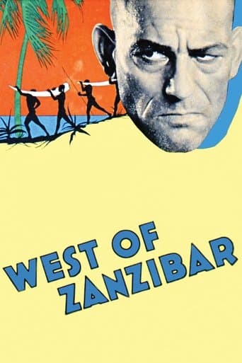 Movie poster for West of Zanzibar