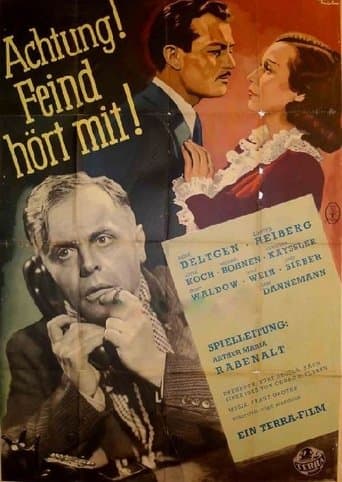Movie poster for Achtung! Feind hört mit!