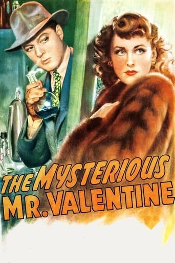 Movie poster for The Mysterious Mr. Valentine