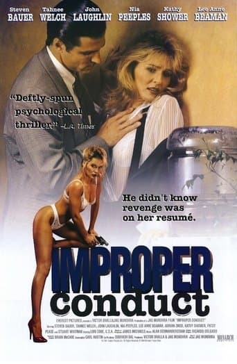 Movie poster for Improper Conduct
