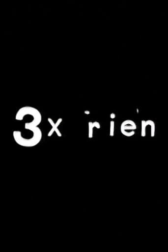Movie poster for 3 x rien