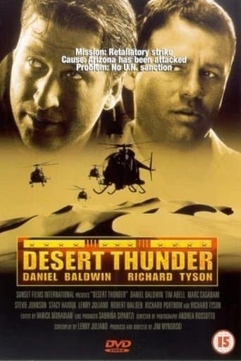 Movie poster for Desert Thunder