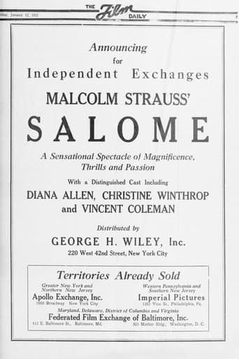 Movie poster for Salome
