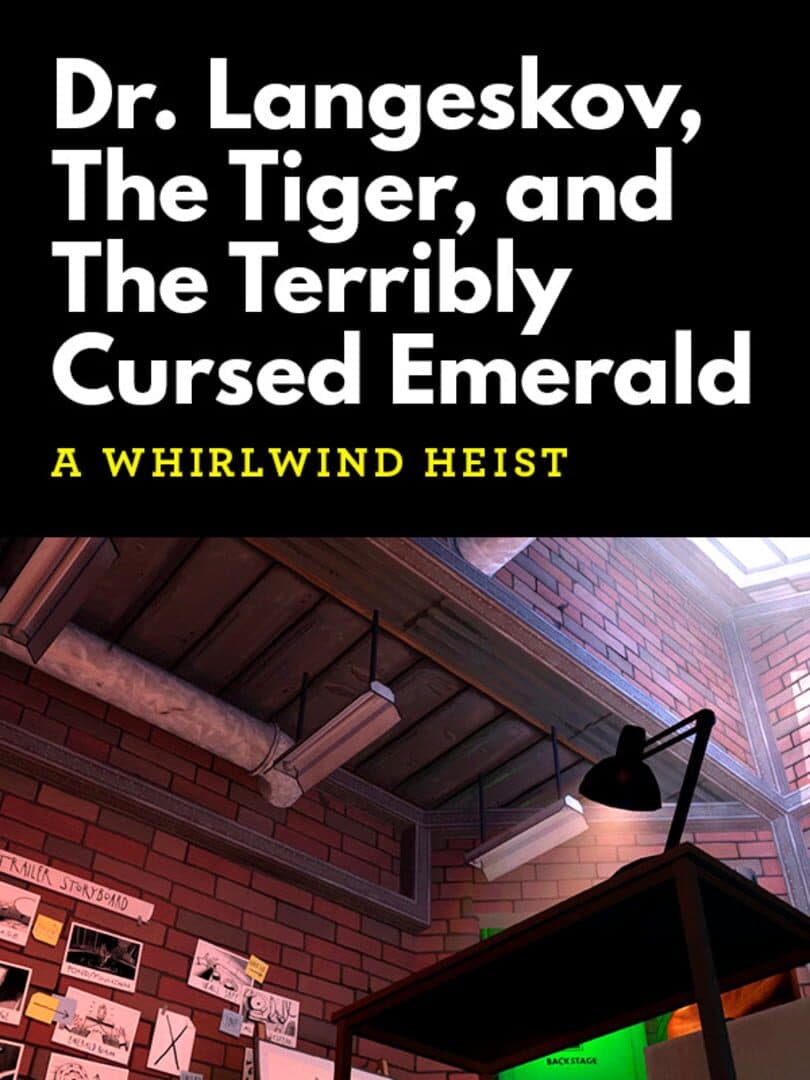 Movie poster for Dr. Langeskov, The Tiger, and The Terribly Cursed Emerald: A Whirlwind Heist