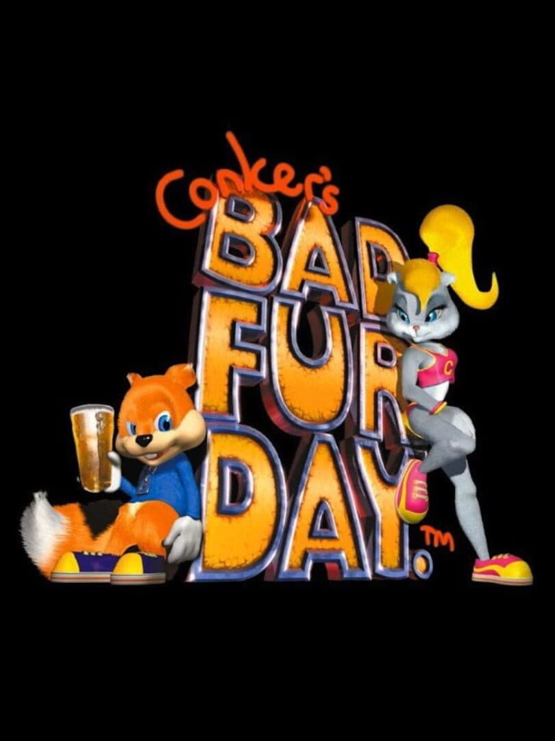 Movie poster for Conker's Bad Fur Day