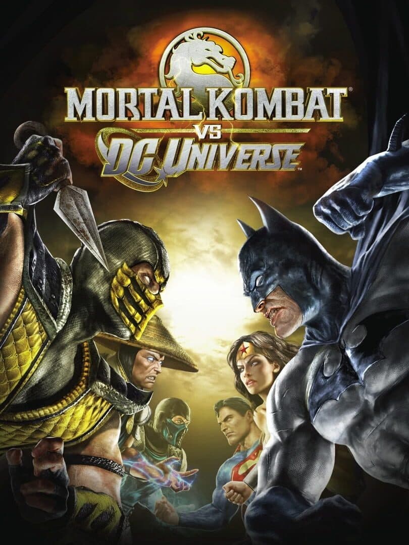 Movie poster for Mortal Kombat vs. DC Universe