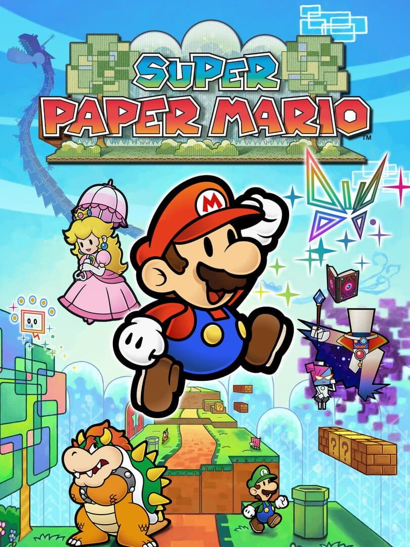 Movie poster for Super Paper Mario